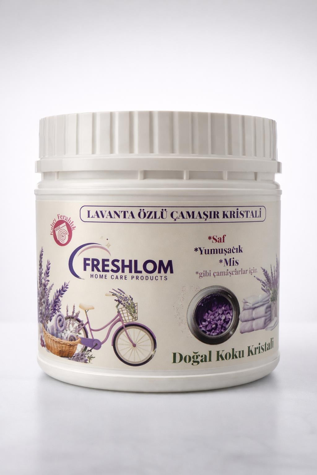 Freshlom Lavanta Özlü Doğal Yeni Nesil Çamaşır Parfümü - Koku Kristali - 350gr