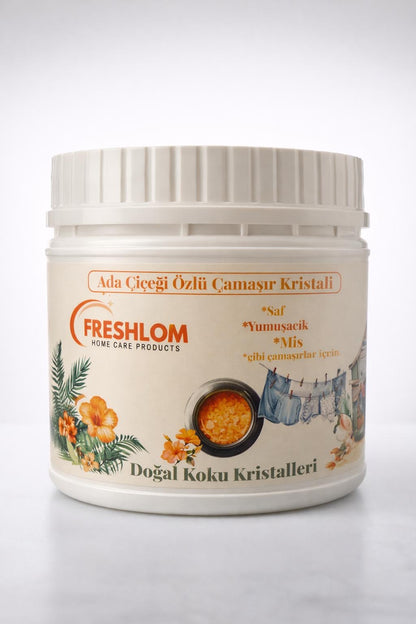 Freshlom Ada Çiçeği Özlü Doğal Yeni Nesil Çamaşır Parfümü - Koku Kristali - 350gr